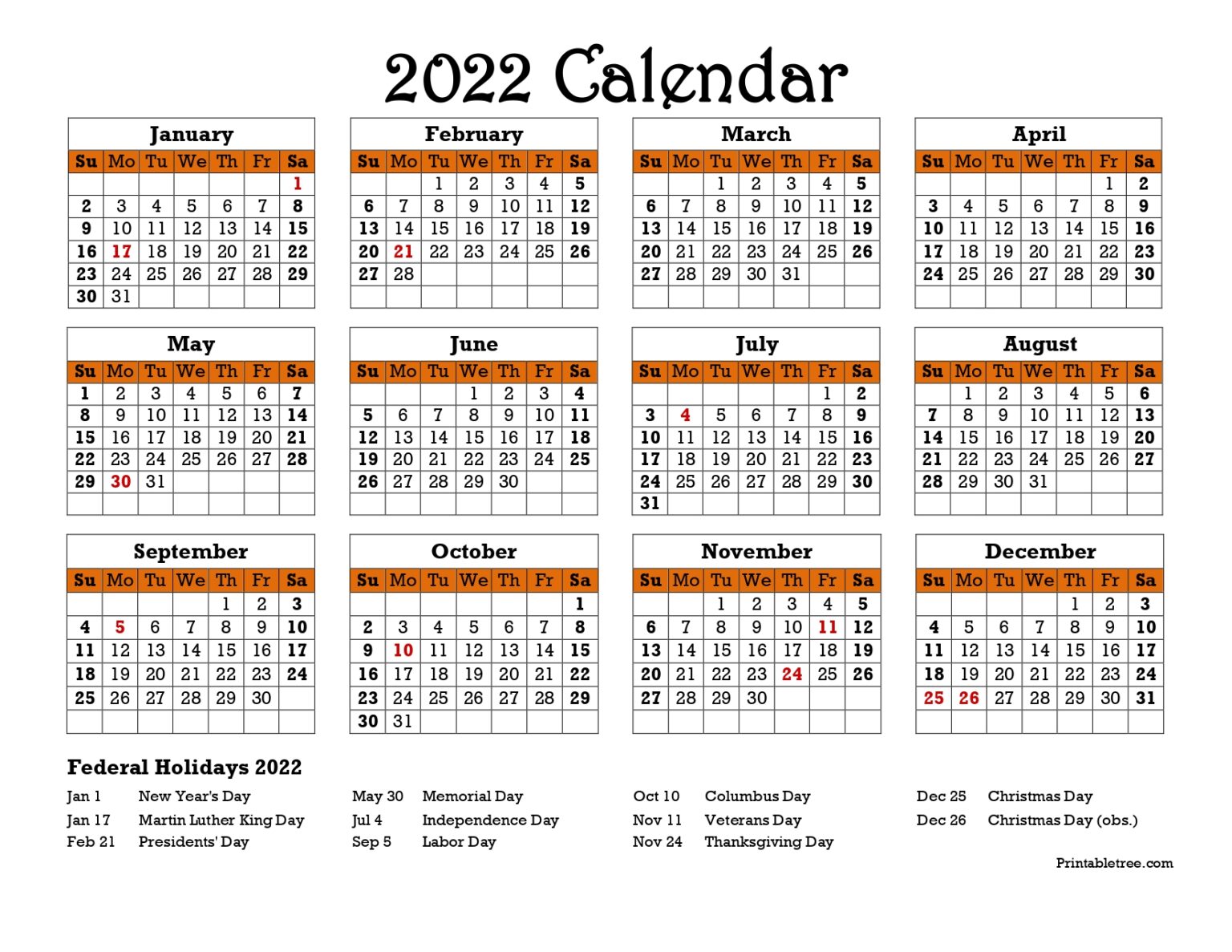 printable-calendar-2022-one-page-with-holidays-single-page-2022-2022