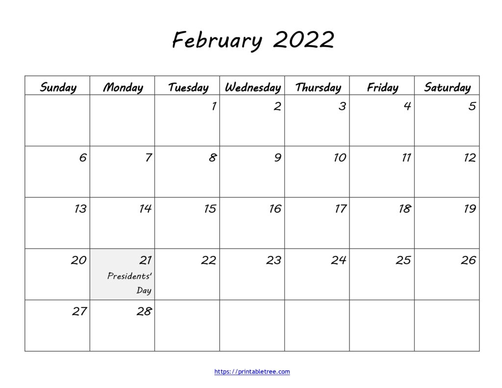 February 2024 Calendar Printable PDF Template With Holidays