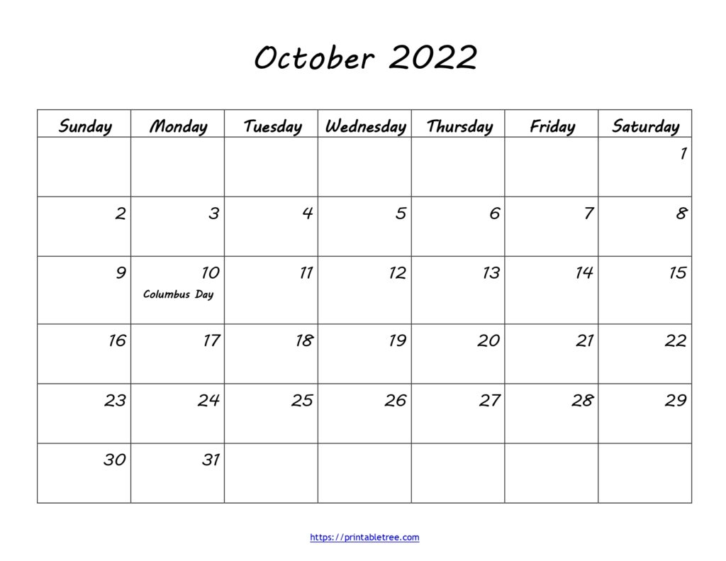 Blank October 2024 Calendar Printable Pdf 2024 CALENDAR PRINTABLE