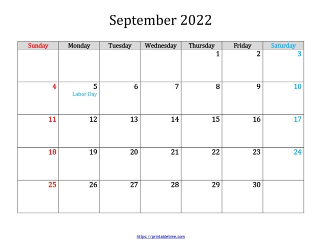 free download blank printable calendar september 2022 pdf