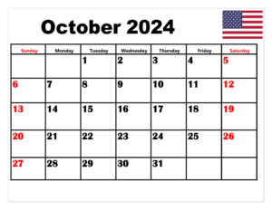 October 2024 Calendar Printable PDF Free Templates With Holidays