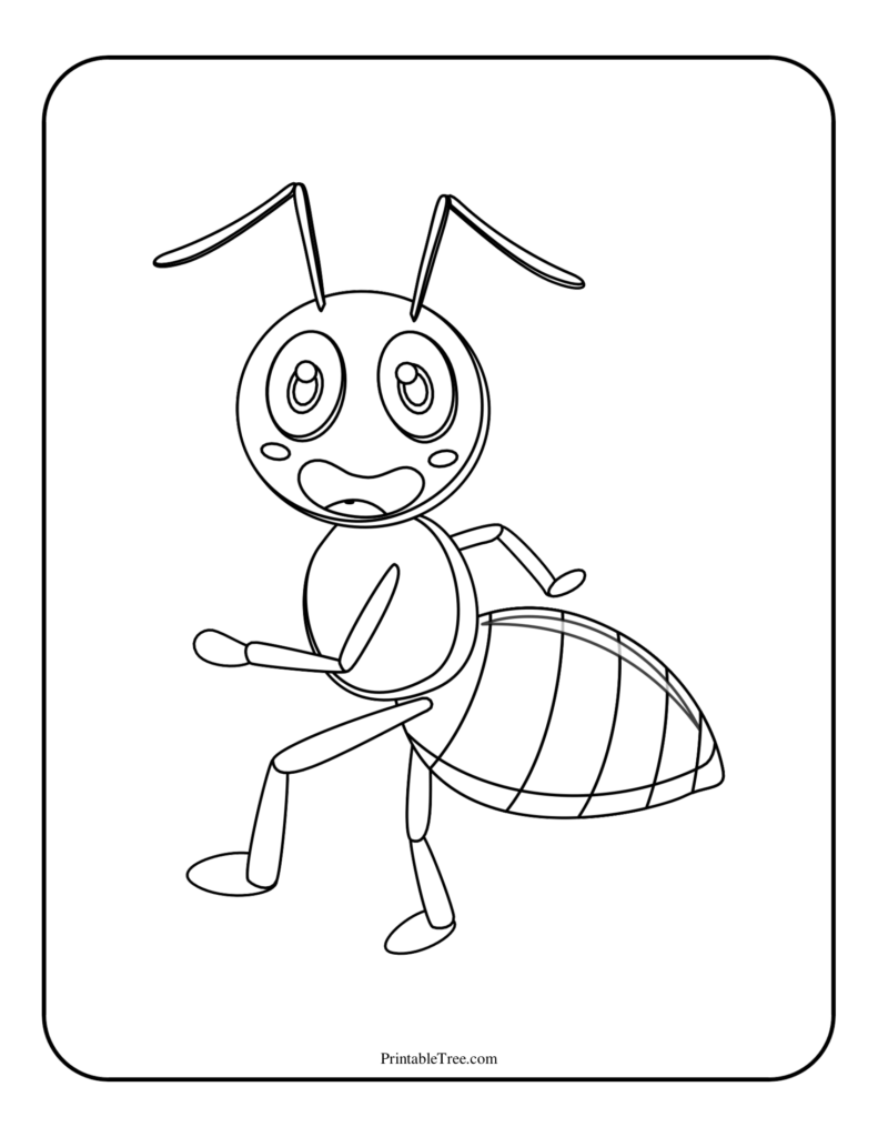 Ant Coloring Pages no 15