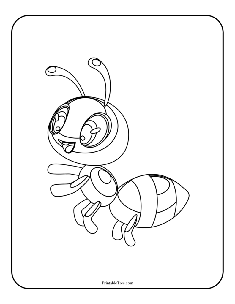 Ant Coloring Pages no 16