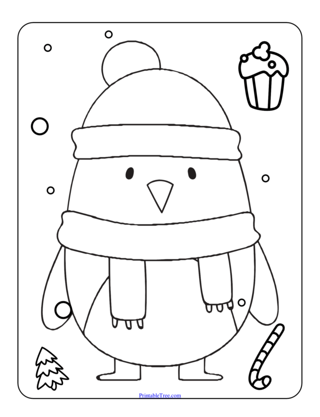 Free Printable Christmas Coloring Pages PDF for Kids and Adults
