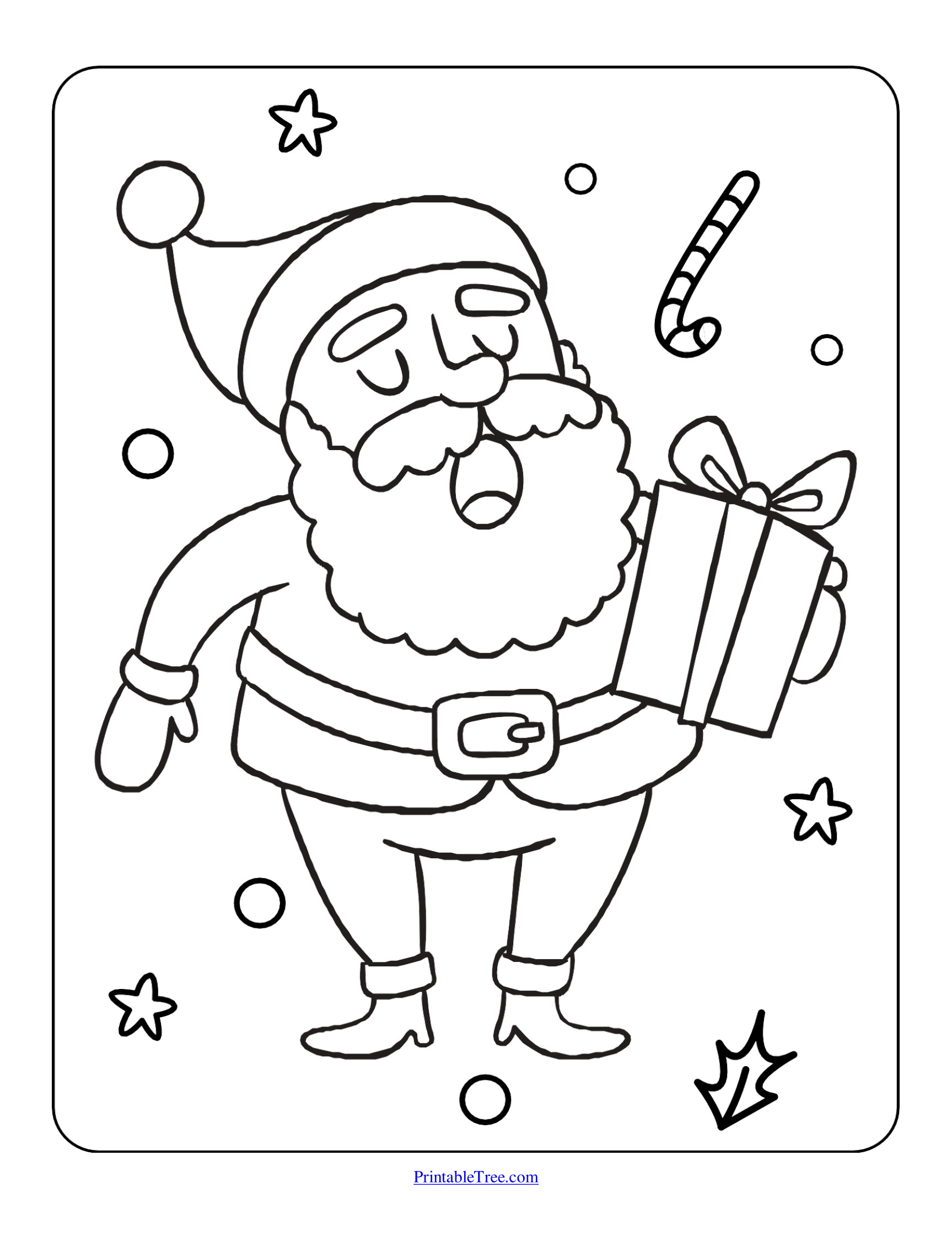 Free Printable Christmas Coloring Pages PDF for Kids and Adults