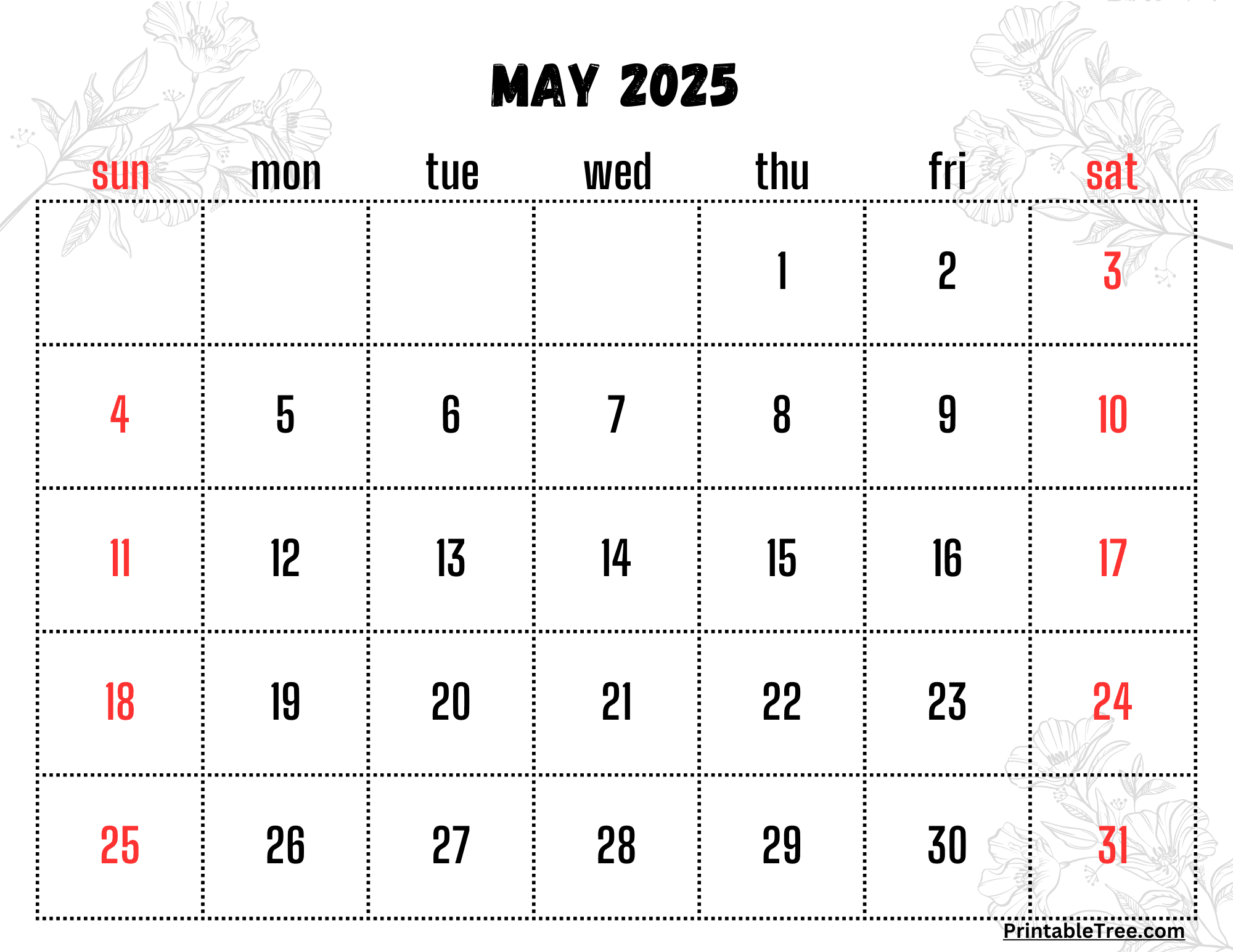 May June July 2025 Calendar Printable Trina Bernardine