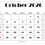 November 2026 Calendar Printable PDF Templates