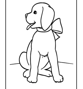 Printable Puppy Coloring Pages