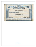 Free Printable Social Security Card PDF Templates(Fake/ Real ...