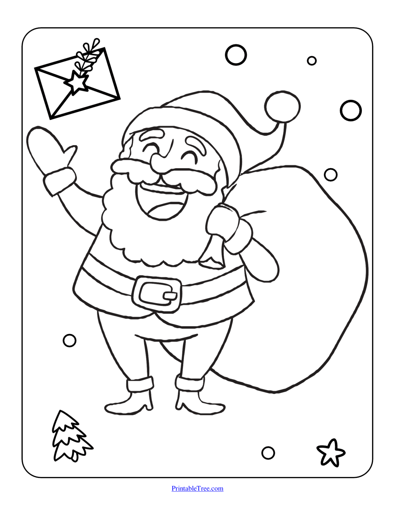 Free Printable Christmas Coloring Pages PDF for Kids and Adults