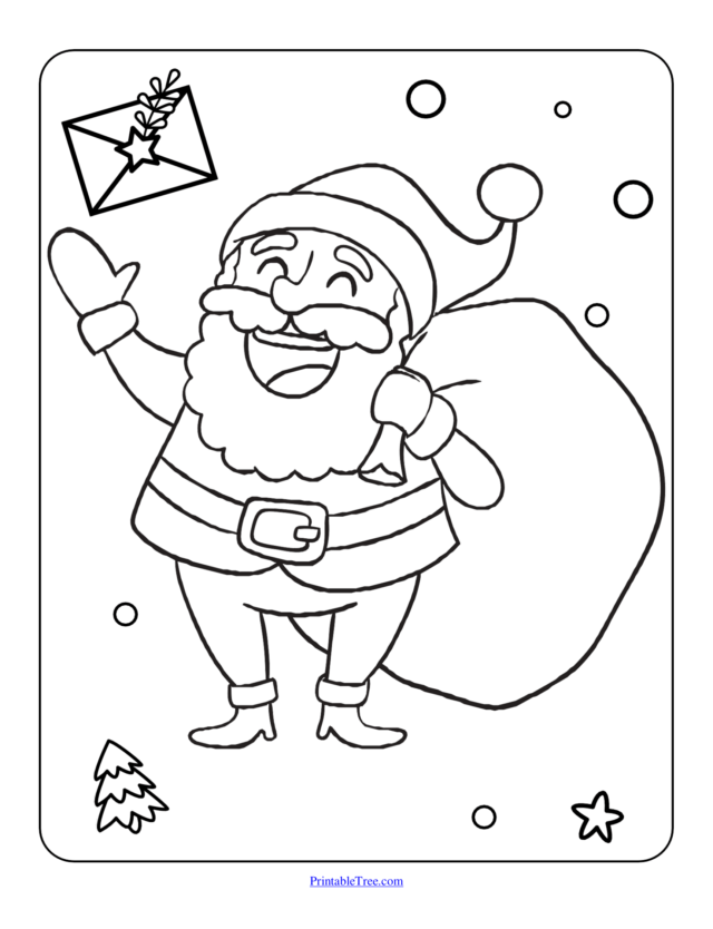 Free Printable Christmas Coloring Pages PDF for Kids and Adults