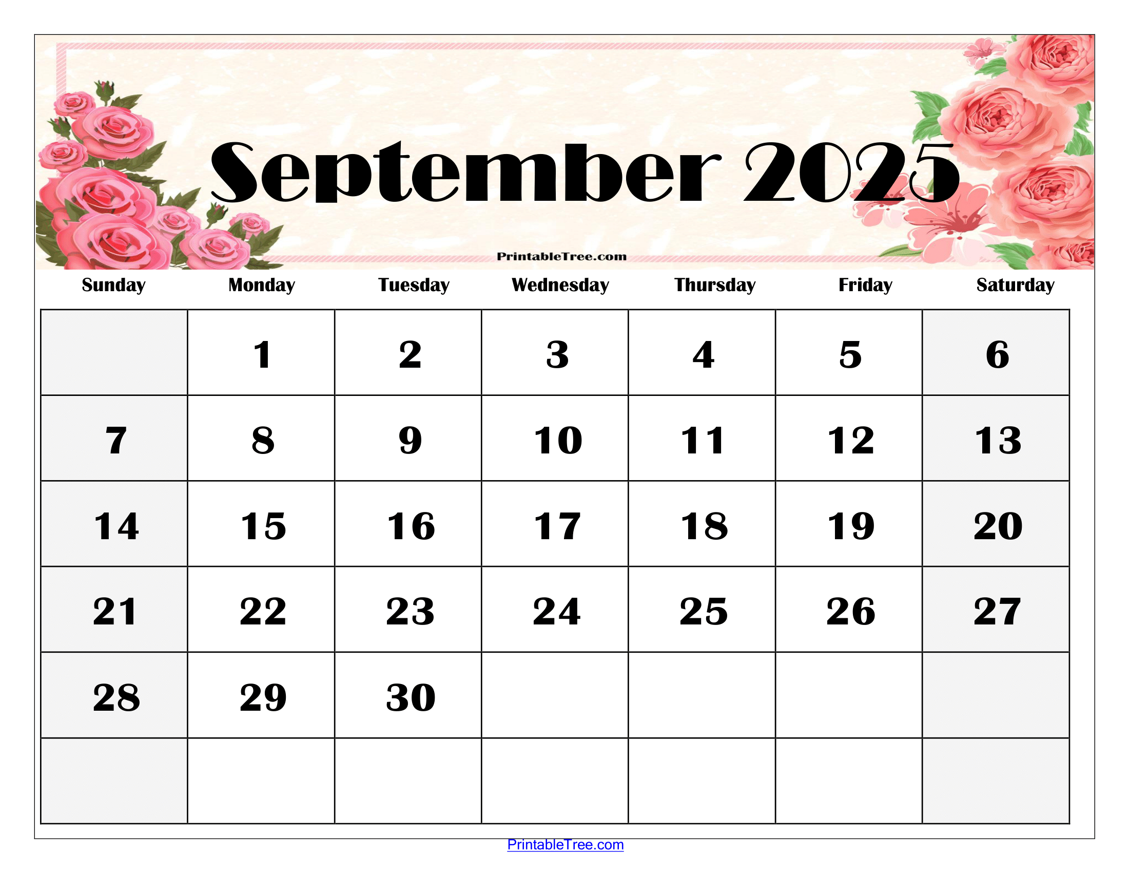 Holidays September 2025