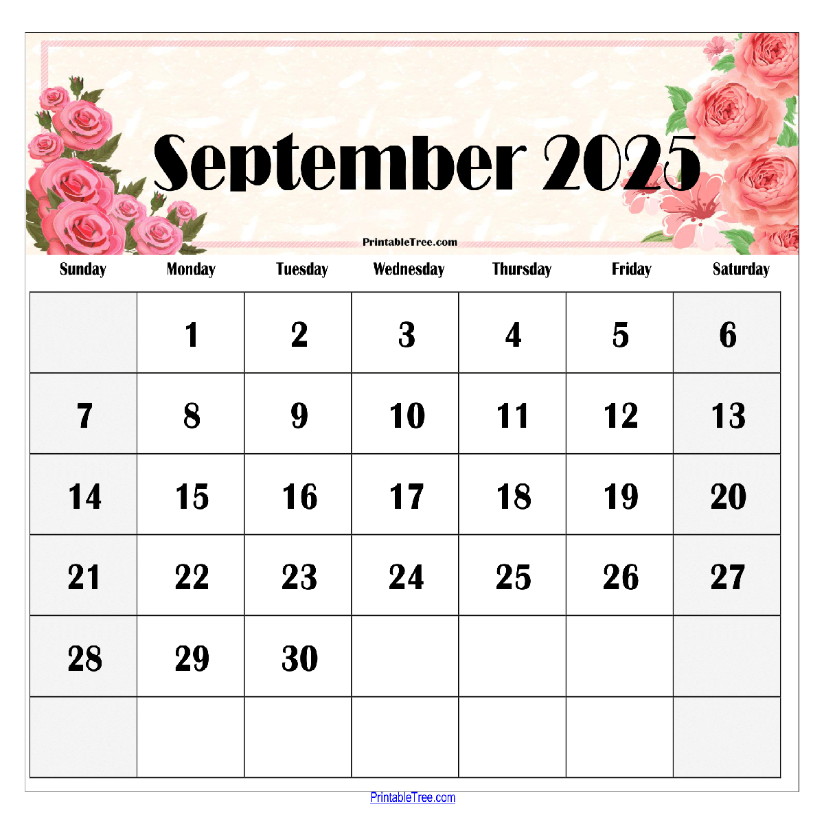 September 2025 Calendar