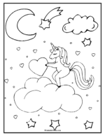 Free Printable Unicorn Coloring Pages PDF for Kids and Adults