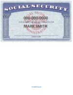 Free Printable Social Security Card PDF Templates(Fake/ Real ...